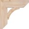 Ekena Millwork Thorton Slat Smooth Bracket, Douglas Fir, 3 1/2"W x 14"D x 14"H BKT04X14X14THR06SDF - alternate 3